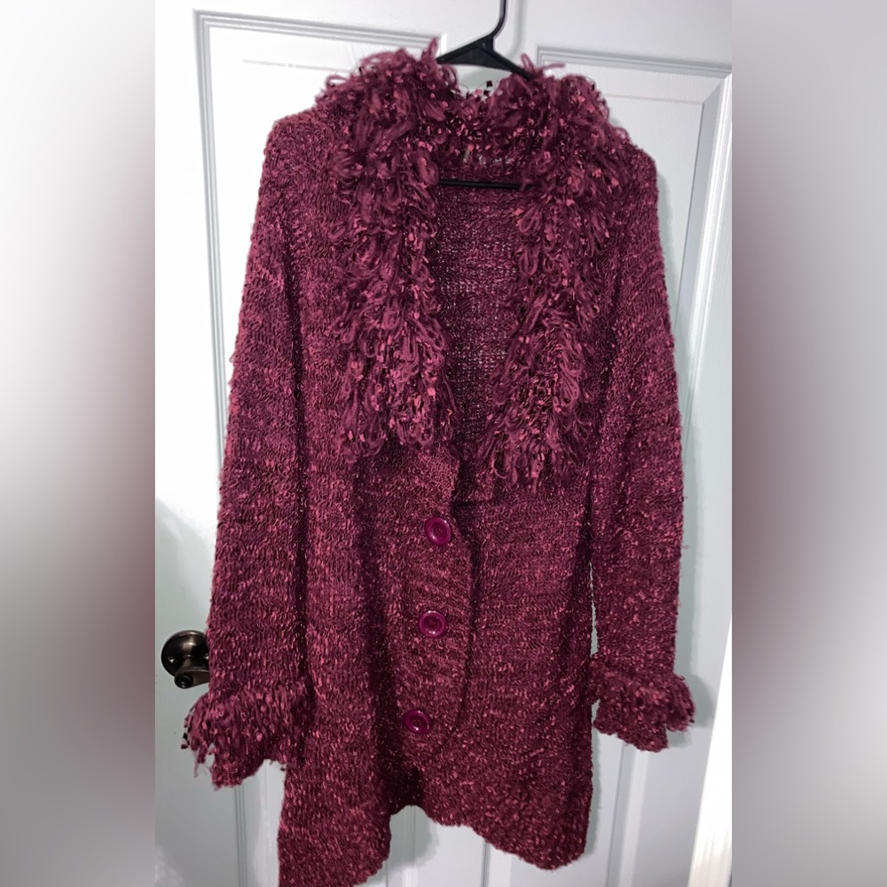 Roz & Ali Wool Blend duster.  Like new.  Size 22/24 Women’s